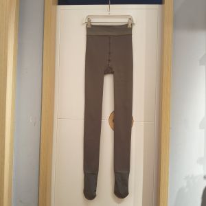 City Beauty LGT3C5 Autumn New Style High Waist One-Piece Transparent Skin-Like Leggings Air Stewardess Grey Slimming Tights