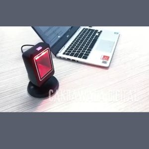 PROMO Taffware Alat Scanner Barcode Kasir Portable USB 1D 2D QR - MP6300IR