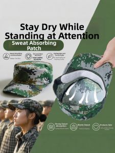JVBV | Disposable Sweat-Absorbing and Stain-Preventing Visor Pads for High School Military Training