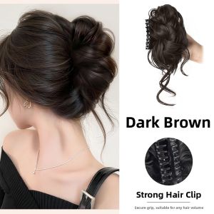 Luxury Simulated Hair Bun Wig