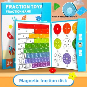 JIFANPAUL | Magnetic Fraction Learning Disk for Grade 3 Math Teaching Aid