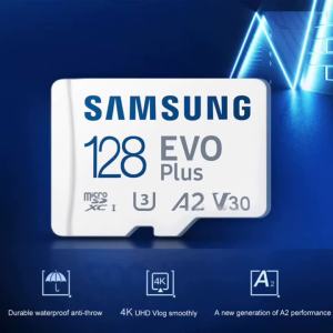Samsung | Samsung MicroSD 512GB 256GB 128GB 64GB Memory Card EVO Plus U3 V30 A2 Read Speed up to 130MB/s Gaming Console Tablet Memory Card