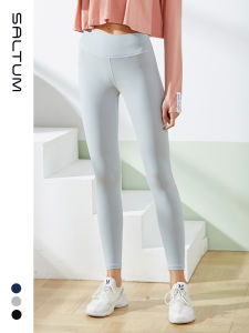 กางเกงโยคะ Saltum ทรงเข้ารูปเอวสูงสำหรับผู้หญิง กางเกงขาสั้นออกกำลังกายสำหรับวิ่ง ว่ายน้ำ ฟิตเนส โยคะ ฤดูใบไม้ร่วง