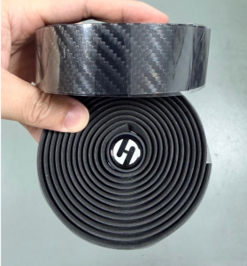 TOSEEK Road Bike Handlebar Tape 3K Carbon Woave PU Leather Bar Tape Bike Accessories Bicycle Accessories Handlebar Tape