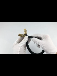 User-Friendly Tyre Inflator Rubber Hose High Strength Air Pump Extension Pipe for Car Motorcycle Bicycle