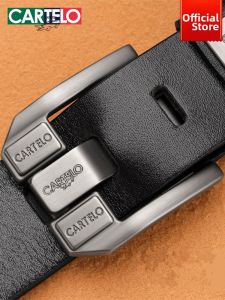 CARTELO | Mens Full Grain Leather Belt Jeans Waistband