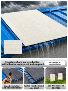 YIMING | Soundproofing Rain Mat Sound Insulation Noise Reduction Roof Balcony