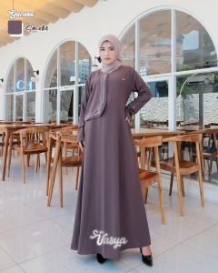 GAMIS ABAYA  GHANEEA PREMIER BY VASYA / DRESS SABRINA BORDIR