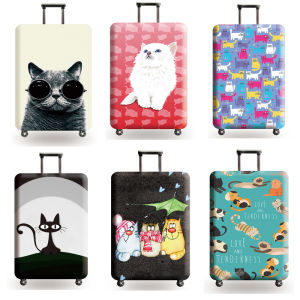 Thickened Elastic Luggage Bag Cover Travel Case Protective Cover 32 Luggage Bag Protective Cover Leather Bag Cover for 28/30/32 Inch