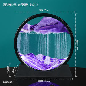 Modern Minimalist Creative Art Sandflow Painting Home Decorations Living Room Office Bar TV Cabinet Decorative Accessories