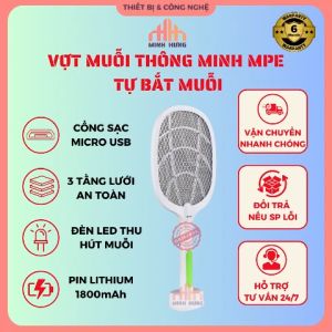 Vợt muỗi thông minh MPE VM1 có chế độ bắt muỗi tự động