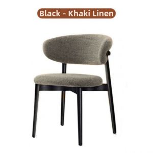 MOLORE | Comfortable Long-Sitting Fake Wood Dining Chair