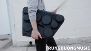 Trống điện tử Yamaha DD75 chính hãng kèm cặp dùi và 2 pedal