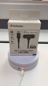 Verbatim USB-C & Lightning 2-in-1 Cable (120cm)