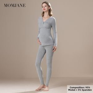 Mom Jane | Maternity Nursing Padded Thermal Underwear Set