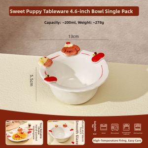 Aesthetic Creative Relief Ceramic Bowls