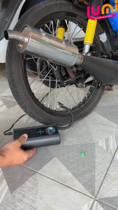 POMPA BAN ELECTRIC PORTABLE MOTOR DAN MOBIL KOMPRESOR DIGITAL LCD INFLATOR DETEKSI TEKANAN BAN NIRKABEL