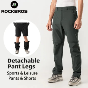 ROCKBROS Quần thể thao Có Thể Tháo Rời Quần Chân Quần Short Đàn Hồi Quần Jogger Thoáng Khí quần dài thoải mái Cho Người Đàn Ông Phụ Nữ quần đi bộ đường dài Phòng Tập Thể Dục Tập Thể Dục Trang Phục