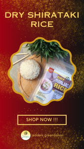 Greendahan Dry Shirataki Rice 1kg - Konjac Rice