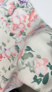 Kain Korea Fukura Knit Printed Bidang 60 -Mikawah Textiles Kain Pasang Korea