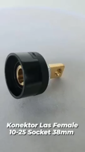 38mm Konektor Kabel Las Female 10-25 Connector Panel Quick Socket