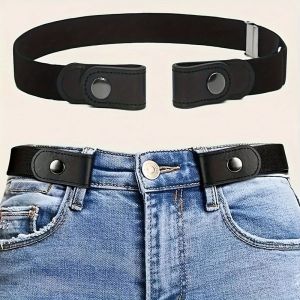 1 PCS Invisible Elastic Band Suitable for Both Men and Women Comfortable Waist Belt Jeans Pants Outdoor Decorative Waist Belt