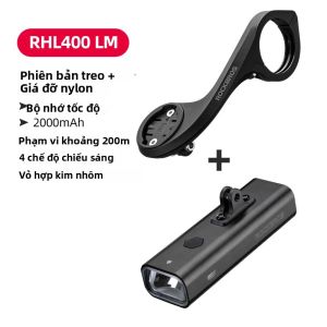 Đèn Xe Đạp ROCKBROS 400LM 800LM Đèn Trước Bằng Nhôm Dành Cho Xe Đạp Leo Núi Và Đường Trường Chống Nước IPX6 Có Giá Đỡ Mở Rộng Type-C Đèn Treo Xe Đạp