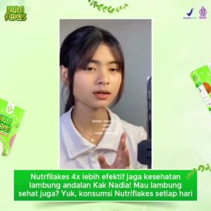 Nutriflakes Sereal Asam Lambung Original | Obat Asam Lambung GERD dan Maag | PAKET 1 BOX