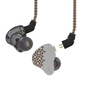 KBEAR Rosefinch Earphone 10mm Biological Diaphragm Dynamic Driver Headset Aviation-grade Zinc Alloy Faceplate HiFi Headphone Noise Canceling Sport Running Game Earbuds Environmentally-friendly PC Cavity OFC Earplugs For Smartphones Players Laptop Computer