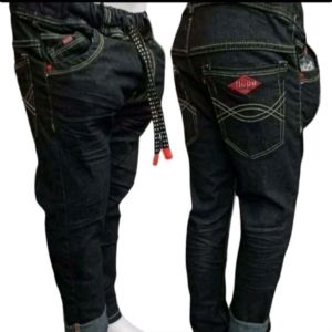 Celana Panjang Jeans Anak Laki-laki Cowok 3-13 Th Hitam Stretch Melar