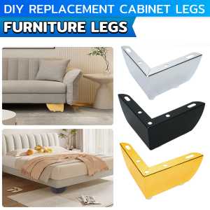 LoviRa Metal Furniture Sofa Bed Cabinet Legs DIY Replacement Legs