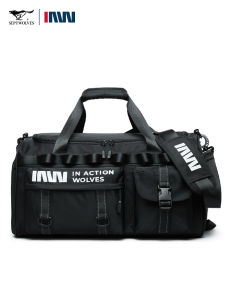 Septwolves Mens Travel Bag Fashionable Wet And Dry Separation Sports Bag for Short Trips And Fitness Activities Oxford Cloth