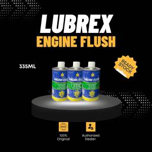 LUBREX Engine Flush 335ML - Membersih Enjin Sebelum Tukar Minyak