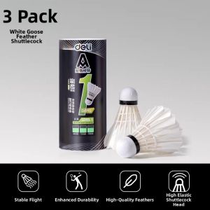 deli | Resilient Indoor Outdoor Training Badminton 12 pcs