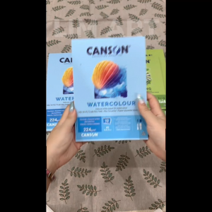 Sổ Vẽ Canson Watercolour & Drawing – Giấy Vẽ Chuyên Dụng Cho Màu Nước Chì Phác Thảo LIM ART