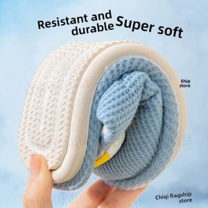 MONLEYTA | German Childrens Cotton Slippers Professional Anti-Slip Soft Bottom Boys And Girls Indoor Home Large Baby Breathable Cotton Linen