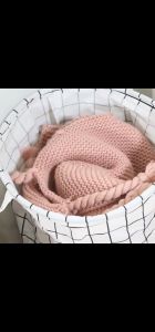 CozyHome Foldable Laundry Basket Cylinder Storage Box Large Bag Waterproof Handle Dirty Clothes Big Laundry Basket SBB#1