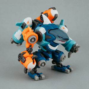 Fiftyseven Số 57 Con Rối Thợ Săn Đội Hình Cá Mập 1/24 Mô Hình Lắp Ráp Quốc Gia Sáng Tạo Mecha Đồ Chơi Tập Thể Người Lớn Quà Tặng Sinh Nhật