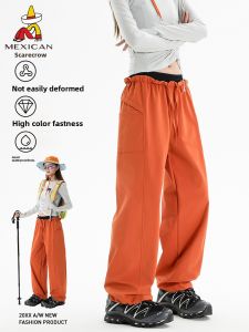 Mexican | Orange Soft Shell Waterproof Windproof Hiking Pants