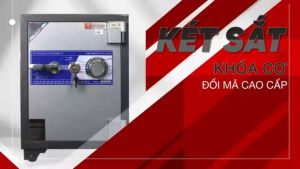 Két Bạc Khóa Cơ Chống Cháy Việt Tiệp KVT405-KC Bản Lề Ngoài Nặng 90KG
