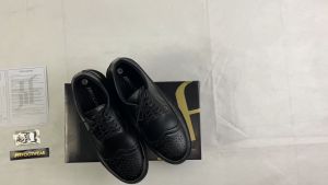 JYF - Amaze Black Sepatu Oxford Pria Formal Kantor Kerja Kuliah Kondangan Pantofel