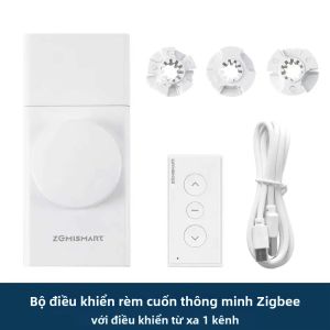 ZEMISMART | Bộ Điều Khiển Rèm Cuốn Thông Minh Zemismart Matter Thread Sử Dụng Pin Điều Khiển Bằng Ứng Dụng Nhà Thông Minh Tốc Độ Điều Chỉnh Được Tương Thích Với SmartThings