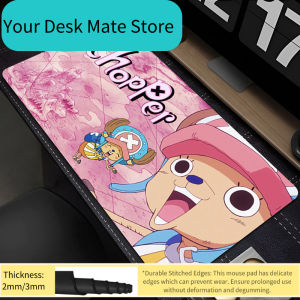 Bandai | Mouse Pad one piece Tony Tony Chopper Large Gamer Gaming Speed Keyboard Rubber Lock Edge Desk Mat Office Laptop mousepad