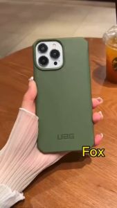 UAG ผู้หญิงที่สุด เคสโทรศัพท์ UAG Silicone Case สำหรับ iPhone ทุกรุ่น 15 | 11 | 14 | 12 | 13 pro max | 14Promax | 15 | 15Pro | 15Promax | 15Plus Dropproof Shockproof Case Trailblazer