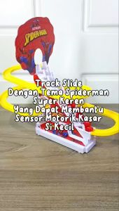 Mainan Anak Track Slide Toy Spiderman Kidu Toys