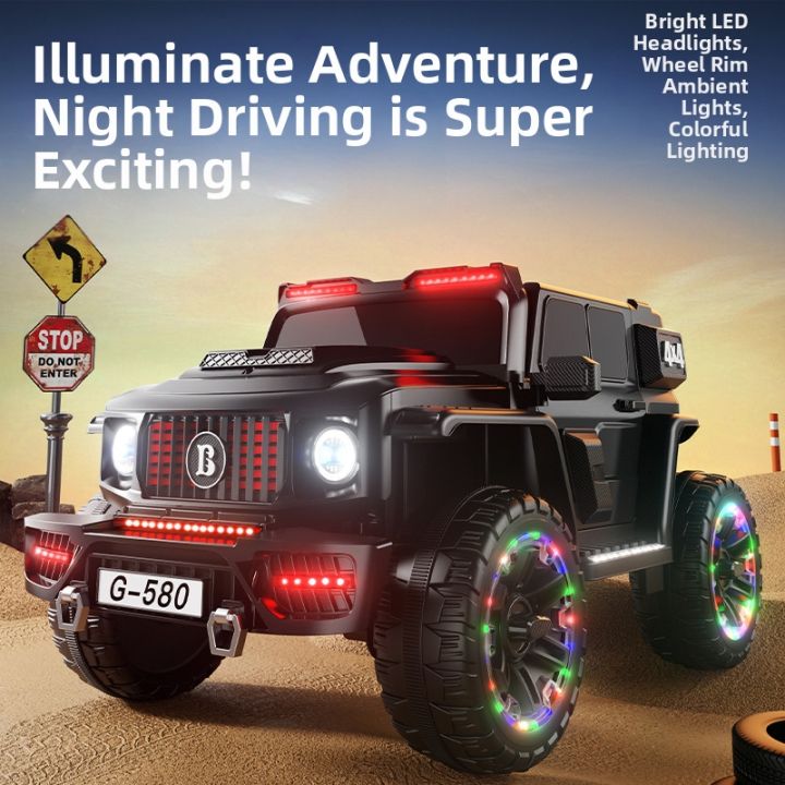 Modern Toy Car Rideable BONINGYU | 4WD Off-road Children's Electric Car Rideable Rechargeable ...