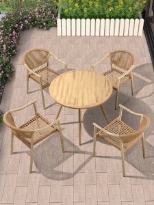 ZIYE | Outdoor Garden Woven Rattan Table and Chairs