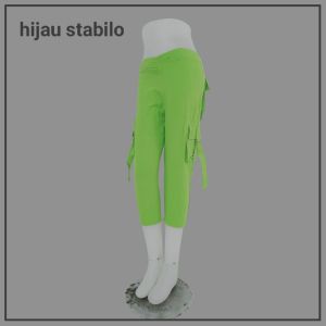 CELANA SENAM MOTIF HIJAU TNI[ARMY].CELANA 3/4 KANTONG GAMLOK/BAWAHAN OLAH RAGA ZUMBAAEROBICFITNESS DLL/CELANA SENAM WANITA