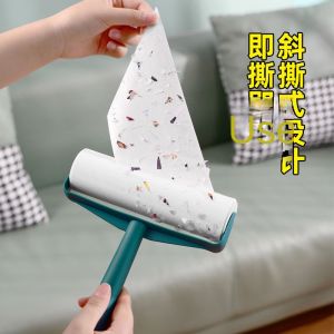 Sticky Lint Roller Dust Remover Portable Pet Sticky Hair Roller 16CM Cleaning Roller for Clothes Sofa Floor Dust Brush Sticking Paper Hair