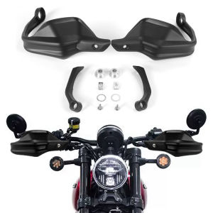 1 pair Black Motorcycle Handguard Hand Shield Protector Windshield With screws